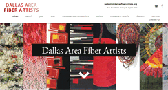 Desktop Screenshot of dallasfiberartists.org